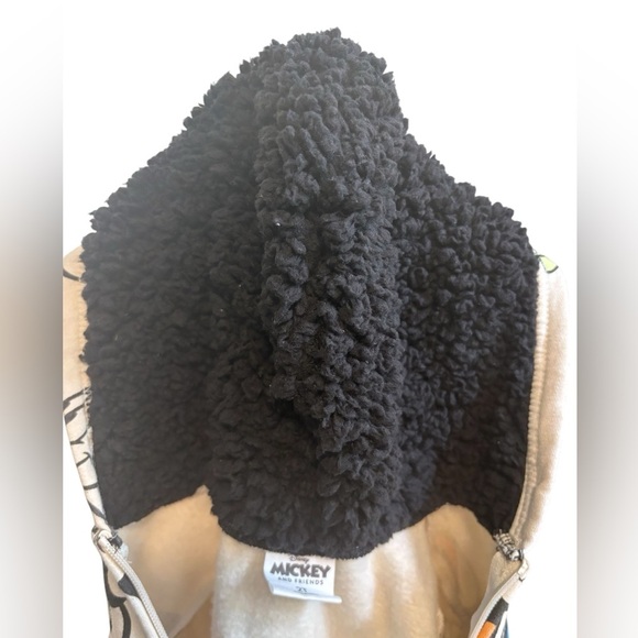 Mickey & Friends 2pc Zipper Sherpa Hoodie & Matching Pull on Sweatpants- 2T - Picture 10 of 10